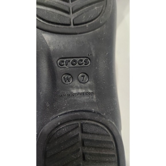 Crocs Kelli Women's Ballerina‎ Flats Size 7M Black Slip On Comfort - Picture 8 of 8